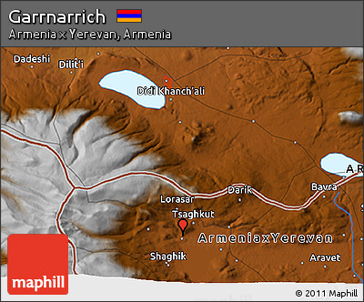 Physical 3D Map of Garrnarrich