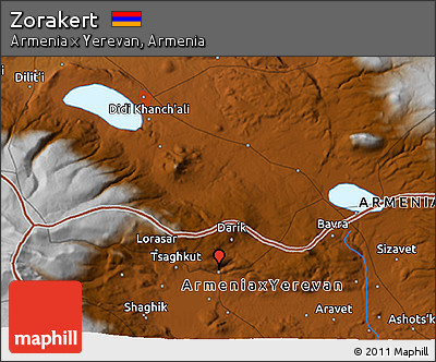 Physical 3D Map of Zorakert