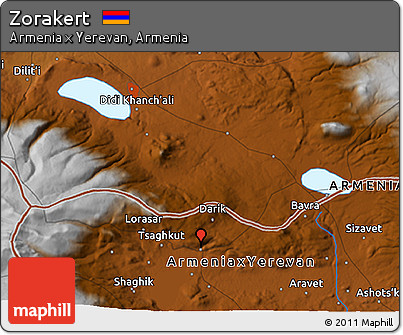 Physical 3D Map of Zorakert