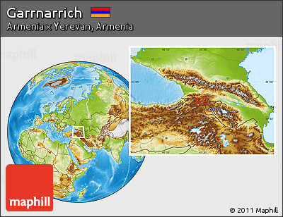 Physical Location Map of Garrnarrich