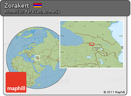Savanna Style Location Map of Zorakert
