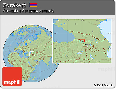 Savanna Style Location Map of Zorakert