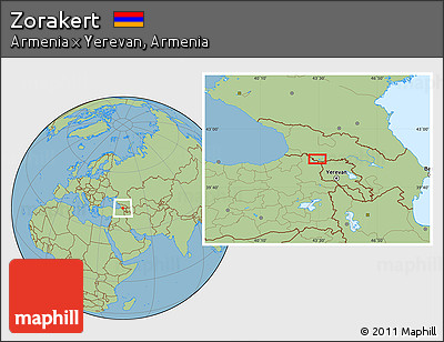 Savanna Style Location Map of Zorakert