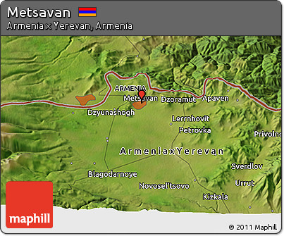 Satellite 3D Map of Metsavan