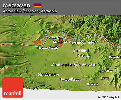 Satellite 3D Map of Metsavan