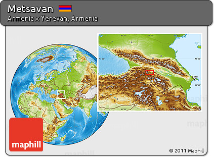 Physical Location Map of Metsavan