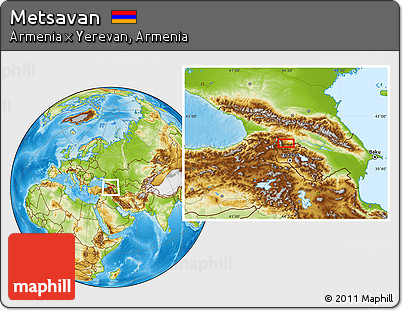 Physical Location Map of Metsavan