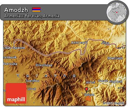 Physical Map of Amodzh