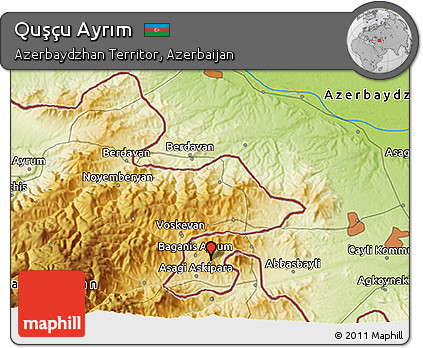 Physical 3D Map of Quşçu Ayrım
