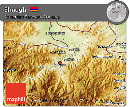 Physical Map of Shnogh