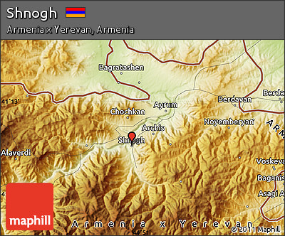 Physical Map of Shnogh