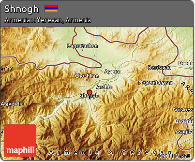 Physical Map of Shnogh