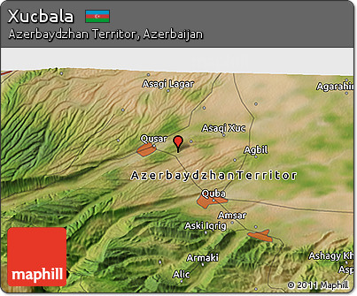 Satellite 3D Map of Xucbala