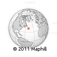 Outline Map of the Area around 41° 16' 52" N, 48° 22' 30" W, rectangular outline