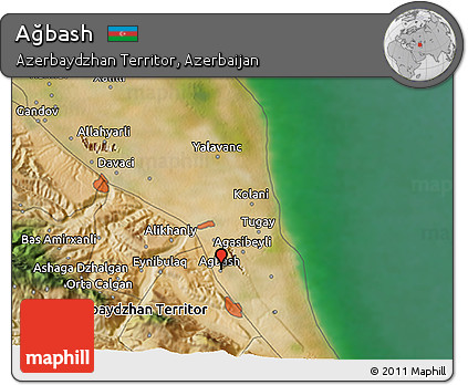 Satellite 3D Map of Ağbash