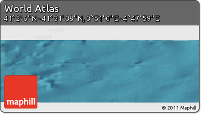 Satellite Panoramic Map of the Area around 41° 16' 52" N, 4° 19' 30" E