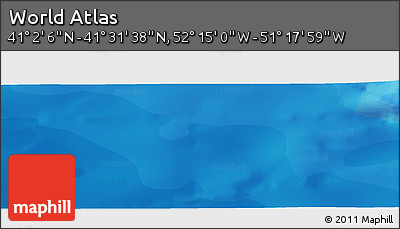 Political Panoramic Map of the Area around 41° 16' 52" N, 51° 46' 29" W