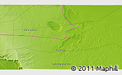 Physical 3D Map of the area around 41° 16' 52" N, 57° 1' 29" E