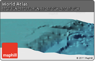 Satellite Panoramic Map of the Area around 41° 16' 52" N, 66° 13' 29" W