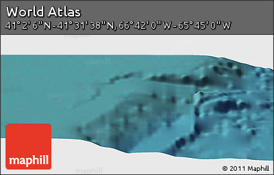 Satellite Panoramic Map of the Area around 41° 16' 52" N, 66° 13' 29" W