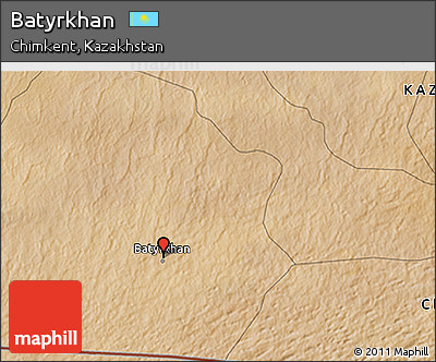 Satellite 3D Map of Batyrkhan