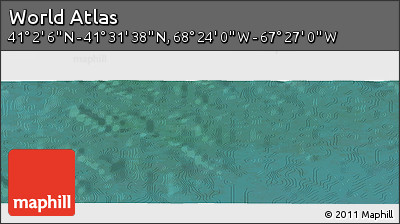 Satellite Panoramic Map of the Area around 41° 16' 52" N, 67° 55' 30" W
