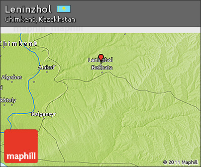 Physical 3D Map of Leninzhol