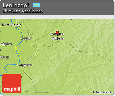 Physical 3D Map of Leninzhol