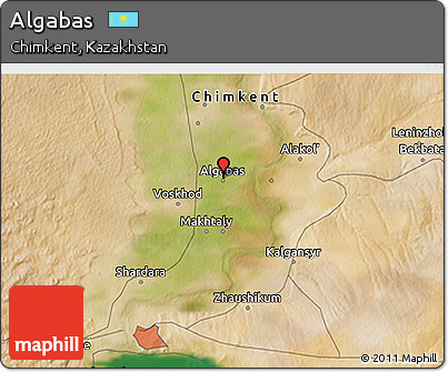 Satellite 3D Map of Algabas