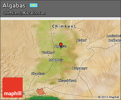Satellite 3D Map of Algabas