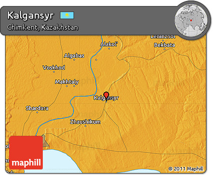 Political Map of Kalgansyr