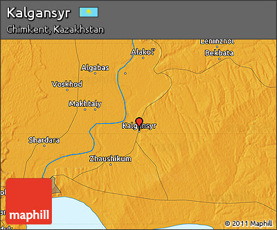 Political Map of Kalgansyr