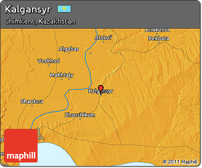 Political Map of Kalgansyr