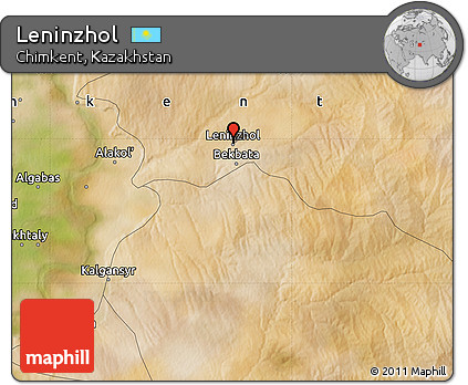 Satellite Map of Leninzhol