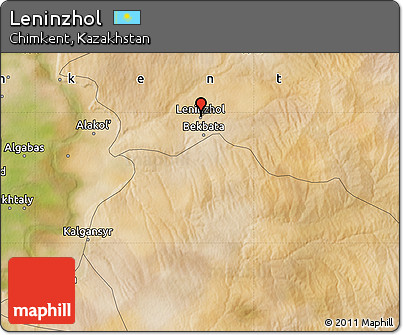 Satellite Map of Leninzhol