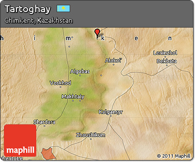Satellite Map of Tartoghay