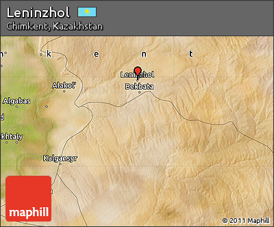 Satellite Map of Leninzhol