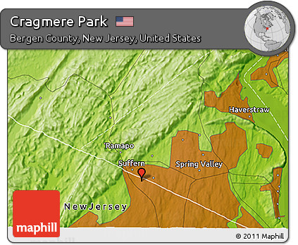 Physical 3D Map of Cragmere Park