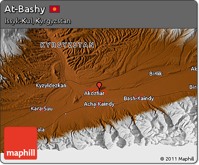 Physical 3D Map of At-Bashy