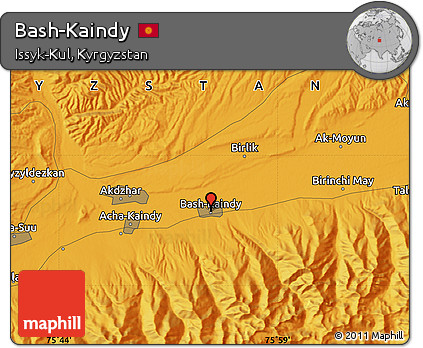 Political Map of Bash-Kaindy