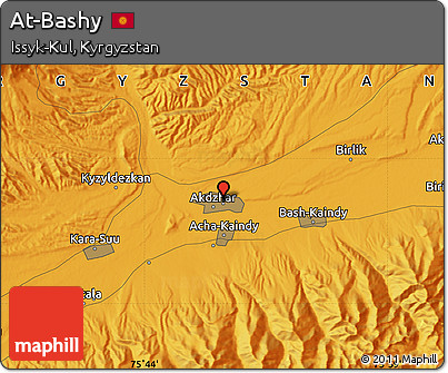 Political Map of At-Bashy