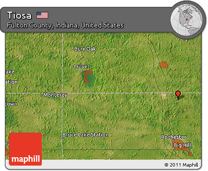 Satellite 3D Map of Tiosa