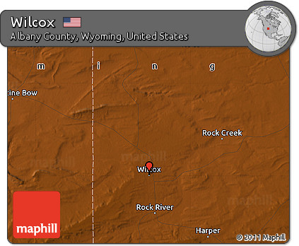 Physical Map of Wilcox
