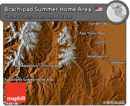 Physical Map of Brachipad Summer Home Area