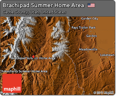 Physical Map of Brachipad Summer Home Area