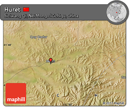 Satellite Map of Huret
