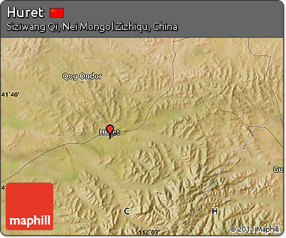 Satellite Map of Huret