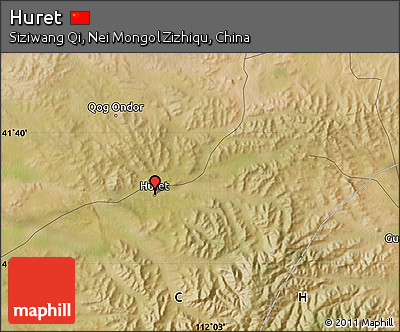 Satellite Map of Huret