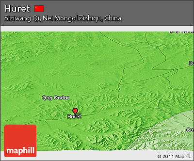 Political Panoramic Map of Huret