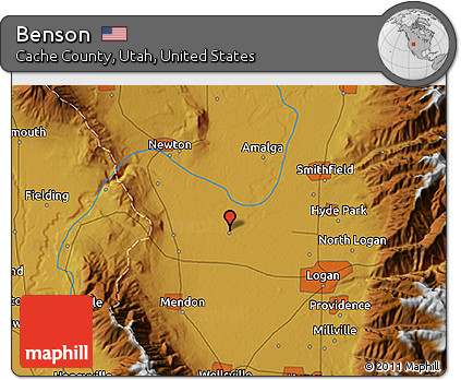 Physical 3D Map of Benson